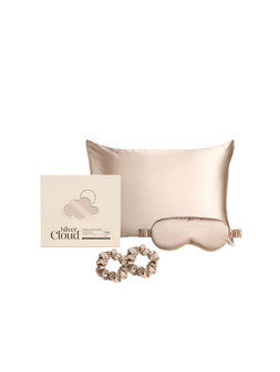 Silver Cloud Caramel Satin Giftset Infused with Silver Ions €48 at Very.ie