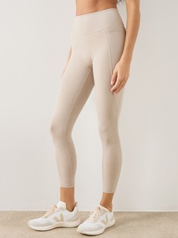 Sweaty Betty Womens Training Simplified Soft Move 78 Marl Leggings - Beige €110 at Very.ie