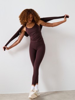Sweaty Betty Womens Training Ultimate 78 Yoga Legging - Brown €100 at Very.ie