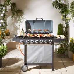 The Very Collection 6-Burner Gas Barbecue with Side Burner €294.99 at Very.ie