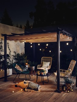 The Very Collection Aluminium 3 X 3M Gazebo With Adjustable Canopy €489.99 at Very