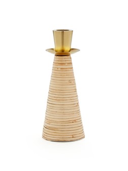 The Very Collection Bamboo Woven Candle Holder €19.99 at Very.ie