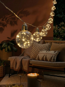 The Very Collection Battery-Operated Ball String Lights - Warm €24 at Very.ie