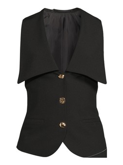 The Very Collection Exaggerated Collar Waistcoat - Black €33 at Very.ie