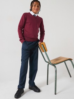 The Very Collection Boys 2 Pack Pull On School Trousers - Navy €15 at Very.ie