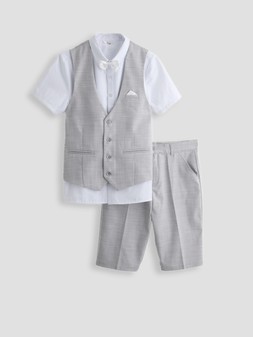 The Very Collection Boys 4-Piece Waistcoat, Shirt Shorts And Bow Set €48