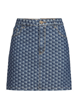 The Very Collection Denim Jacquard Co Ord Mini Skirt €35 at Very.ie