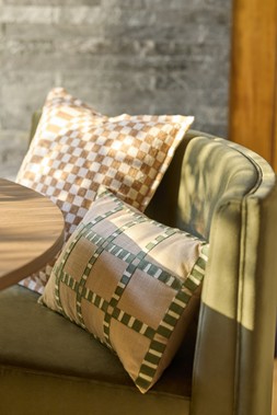 The Very Collection Dining Table & Bench €849, Cushions from €26 at Very.ie