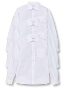 The Very Collection Girls 3 Pack Long Sleeve Blouses - White €16 at Very.ie