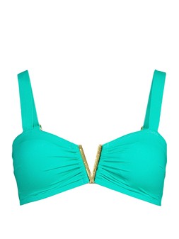 The Very Collection Gold V Trim Bikini Top €22 at Very.ie