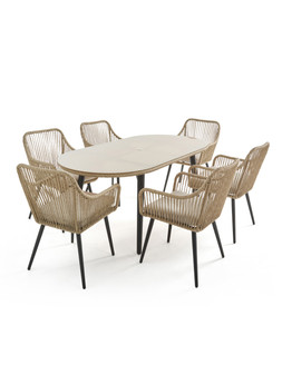 The Very Collection Greneda 6 Seater Dining Set €1035 at Very.ie