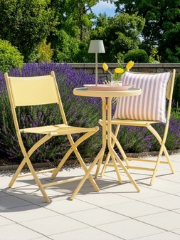 The Very Collection Hawaii 3-Piece Bistro Set - Buttermilk €73.99 at Very.ie