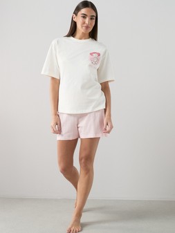 The Very Collection Jessie Cowgirl Stripe Shortie Set €28 at Very.ie