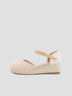 The Very Collection Low Wedge Closed Toe Shoe - Taupe €32 at Very.ie