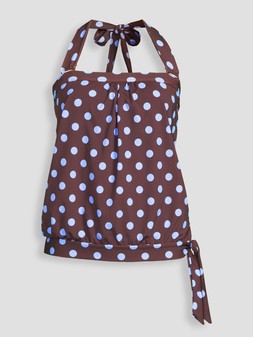 The Very Collection Mix & Match Polka Dot Blouson Tankini Top €28 at Very.ie