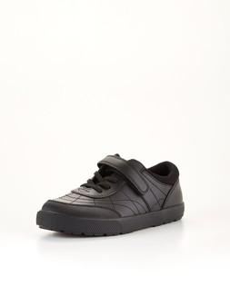 The Very Collection Older Boys Elastic Lace Leather Trainer School Shoe €33 at Very.ie
