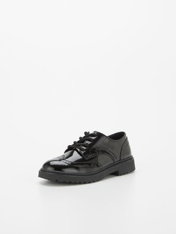 The Very Collection Older Girls Lace Up Brogue Patent Leather School Shoe €33 at Very.ie