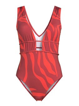 The Very Collection Red Pattern Swimsuit €35 at Very.ie