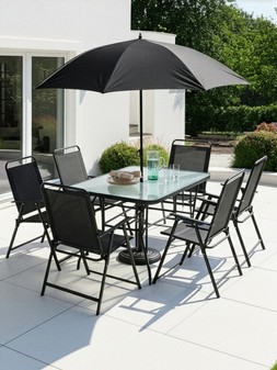 The Very Collection Santa Cruz 8 Piece Dining Set €294.99 at Very.ie
