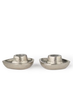 The Very Collection Set of 2 Organic Candlestick Holders €24.99 at Very.ie