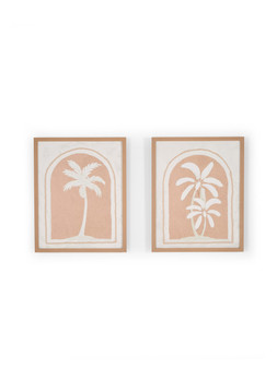 The Very Collection Set Of 2 Palm Tree Canvas €51.99 at Very.ie