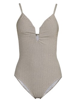 The Very Collection Shape Enhancing Lurex Check Plunge Swimsuit €38 at Very.ie
