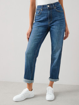 The Very Collection Taylor Boyfriend Jeans - Dark Wash €35 at Very.ie