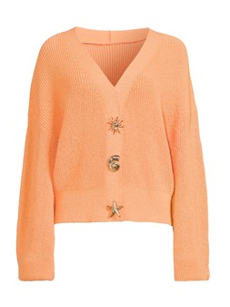 The Very Collection Cotton Rich Button Interest V Neck Cardigan€50 at Very.ie