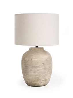 The Very Collection Worn Concrete Ceramic Table Lamp €60.99 at Very.ie