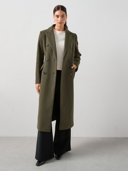 The Very Collection Waist Detail Double Breasted Coat €98 @ Very.ie