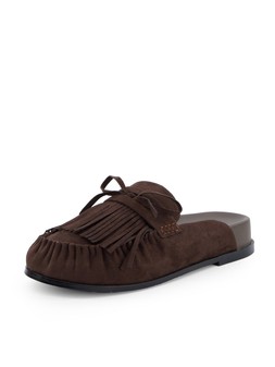 The Very Collection Mule Moccasin Loafer Shoes - Brown €36 at Very.ie