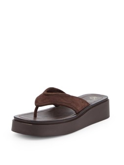 The Very Collection Wedge Toe Thong Sandal - Brown €38 at Very.ie