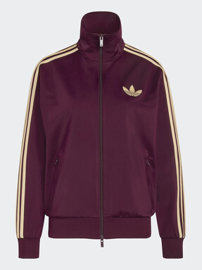 adidas Originals Womens Firebird Track Top - Maroon & Yellow €88 at Very.ie