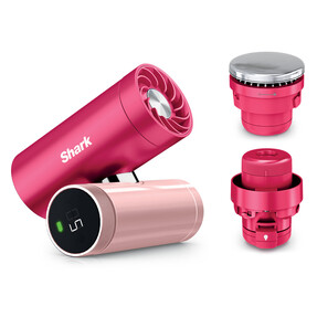 Shark ChillPill Portable 3-in-1 Fan, Mist & InstaChill System - Dragon Fruit FA022UKPK €159 at Very.ie