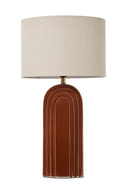 Very Home Brown Ceramic Arch Ceramic Table Lamp £55