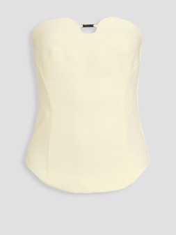 Michelle Keegan x Very ASYMETRIC HEM BANDEAU TOP, £35