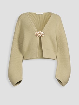 Michelle Keegan x Very Blouson sleeve buckle cardigan, £45