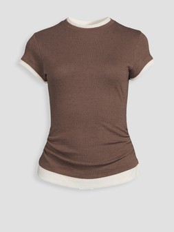 Michelle Keegan x Very CONTRAST LAYER CO ORD TOP, £25