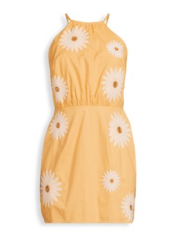 Michelle Keegan Embroidered Halter Mini Dress - £45
