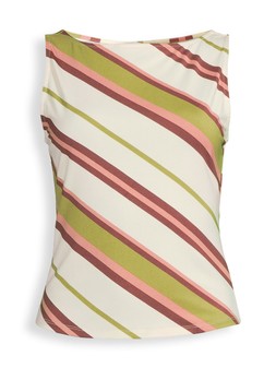 Michelle Keegan Jersey Stripe Vest - £28
