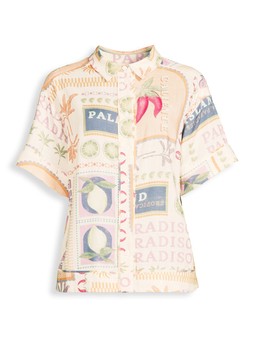 Michelle Keegan Palm Printed Shirt - £40