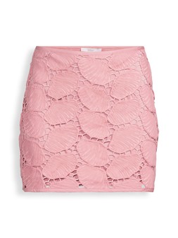 Michelle Keegan Shell Detail Skirt - Peach - £40