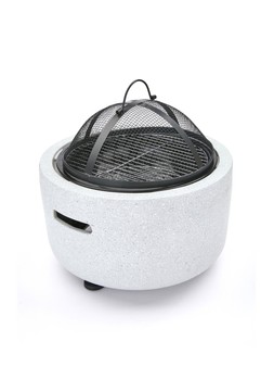 W7B6C The Very Collection Clay Effect MGO Fire Pit 45cm £60