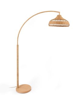 WFAT1 The Very Collection Arched Rattan Floor Lamp £135