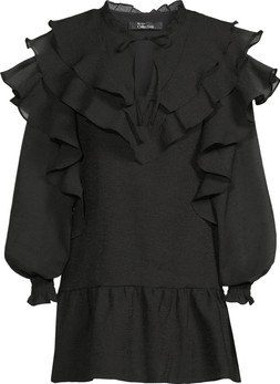 WO3HZ The Very Collection Black Ruffle Dress £45