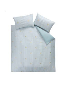 WPNEE The Very Collection Amalfi Embroidered Lemon Duvet Set from £25