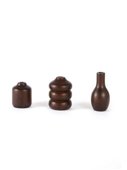 WPPSR The Very Collection Set of 3 Mango Wood Vases £25