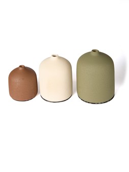 WPPUD The Very Collection Set of 3 Stoneware Bud Vases £25