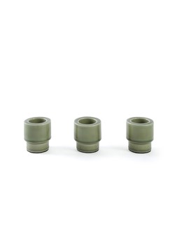 WPPUL The Very Collection Set of 3 Ceramic Candle Holders - Green £18