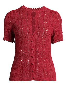 WRCUY The Very Collection Red Short Sleeve Cardi £28